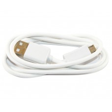 Кабель USB <-> microUSB, Samsung, White, 1.5 м, 2.4A (S3), Bulk