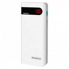 Універсальна мобільна батарея 10400 mAh, Romoss Sence (2.4A, 2USB) White
