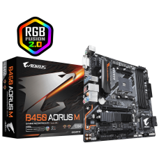 Мат.плата AM4 (B450) Gigabyte B450 AORUS M