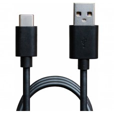 Кабель USB <-> USB Type-C, Grand-X, Black, 1 м, 4A (TPC01)
