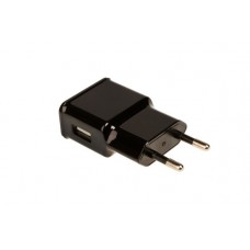 Мережевий зарядний пристрій Grand-X, Black, 2xUSB, 2.1A (CH-03UMB) + cable Micro USB