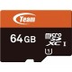 Карта пам'яті microSDXC, 64Gb, Class10 UHS-I, Team, Dash Card + SD адаптер (TDUSDX64GUHS03)