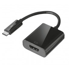 Адаптер USB 3.1 Type-C (M) - HDMI (F), Trust, Black, 10 см, 4K (21011)