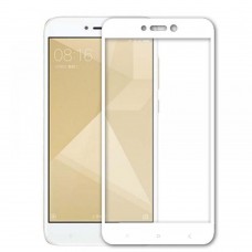 Захисне скло для Xiaomi Redmi Note 4X, 5D Glass Full Glue, White