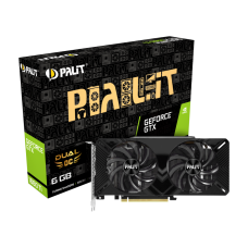 Видеокарта GeForce GTX 1660 Ti, Palit, Dual OC, 6Gb DDR6, 192-bit (NE6166TS18J9-1160A)