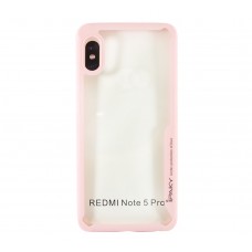 Накладка силіконова для смартфону Xiaomi Redmi Note 5 Pro, IPAKY Luckcool, Pink