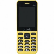 Мобильный телефон Bravis C246 Fruit Dual Yellow, 2 Sim