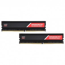 Пам'ять 8Gb x 2 (16Gb Kit) DDR4, 2400 MHz, AMD Radeon R7 Performance (R7S416G2400U2K)