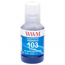 Чернила WWM Epson L3100/L3110/L3150, Cyan, 140 мл, водорастворимые (E103C)