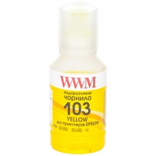 Чорнило WWM Epson L3100/L3110/L3150, Yellow, 140 мл, водорозчинне (E103Y)