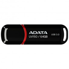 USB 3.0 Flash Drive 64Gb ADATA AUV150, Black (AUV150-64G-RBK)