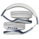 Навушники бездротові Defender FreeMotion B525, White/Blue, Bluetooth, мікрофон, FM (63526)