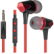 Наушники Defender Sagaris Black+Red, кабель 1,2м.