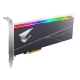 Твердотільний накопичувач PCI-E, 1Tb, Gigabyte AORUS RGB AIC, PCI-E 4x, 3D TLC (GP-ASACNE2100TTTDR)