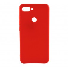 Накладка силиконовая для смартфона Xiaomi Mi 8 Lite, SMTT matte Red
