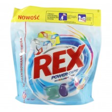 Гель-капсули для прання Rex Power Caps, 20 шт, універсальні