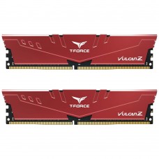 Пам'ять 8Gb x 2 (16Gb Kit) DDR4, 2666 MHz, Team Vulcan Z, Red (TLZRD416G2666HC18HDC01)