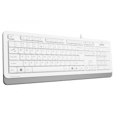 Клавиатура A4tech Fstyler FK10, Sleek MMedia Comfort, USB, White