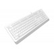 Клавіатура A4tech Fstyler FK10, Sleek MMedia Comfort, USB, White