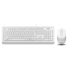 Комплект A4Tech Fstyler Sleek Multimedia Comfort F1010, White, клавіатура+миша, USB