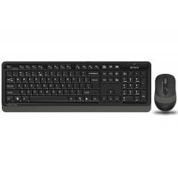 Комплект беспроводной A4tech Fstyler FG1010, Black+Grey, клавиатура+мышь