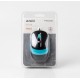 Миша A4Tech Fstyler FM10 1600dpi Black+Blue, USB