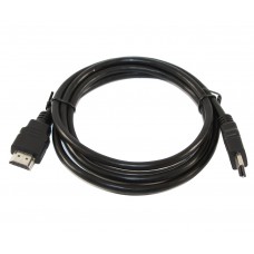 Кабель HDMI - HDMI 1.5 м Atcom Black, V1.4, позолочені конектори (17001)