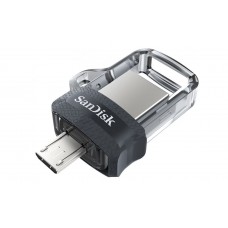 USB 3.0 Flash Drive 32Gb SanDisk Ultra Dual, OTG, Silver (SDDD3-032G-G46)