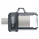 Флеш накопичувач USB 32Gb SanDisk Ultra Dual m3.0, Black, microUSB / USB 3.0 (SDDD3-032G-G46)