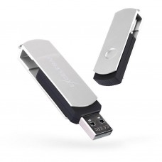 USB Flash Drive 8Gb eXceleram P2 Series Silver/Black / EXP2U2SIB08