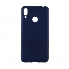Накладка силиконовая для смартфона Huawei Y7 (2019), SMTT matte Dark blue