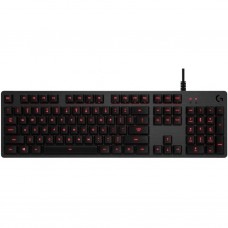 Клавіатура Logitech G413, Carbon, USB, механічна (перемикачі Romer-G), Red LED (920-008309)