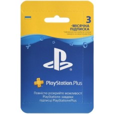 Передплата PlayStation Plus на 3 місяці