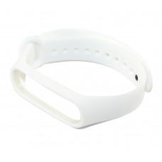 Силиконовый браслет для Mi band 3/4 original design, White