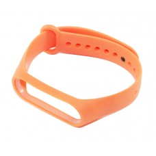 Силиконовый браслет для Mi band 3/4 original design, Orange Rose