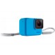 Силиконовый чехол с ремешком GoPro Sleeve&Lanyard, Blue (ACSST-003)