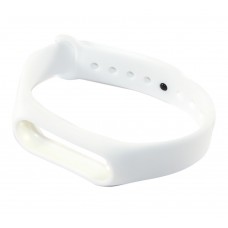 Силиконовый браслет для Xiaomi Mi Band 2 original design, White