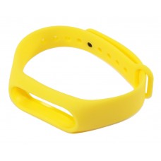 Силиконовый браслет для Xiaomi Mi Band 2 original design, Yellow