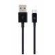 Кабель USB - USB Type-C 2 м Cablexpert Black, 2.1А (CC-USB2P-AMCM-2M)