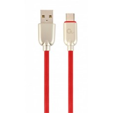 Кабель USB - USB Type-C 1 м Cablexpert Red, 2.1А (CC-USB2R-AMCM-1M-R)