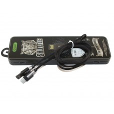 Кабель USB <-> USB Type-C, Golf High speed , Black, 1 м (GC-54t)