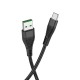 Кабель USB <-> USB Type-C, Hoco 5A Flash cable, Black, 1.2 м (U53)
