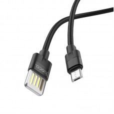 Кабель USB <-> USB Type-C, Hoco Outstanding, Black, 1.2 м (U55)