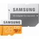 Карта памяти microSDXC, 128Gb, Class10 UHS-I U3, Samsung EVO Plus, SD адаптер (MB-MP128GA/APC)