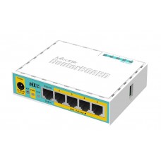 Роутер MikroTik hEX PoE lite (RB750UPr2), 5 LAN 10/100Mb
