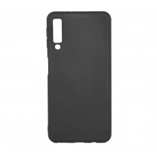 Накладка силиконовая для смартфона Samsung A750 (A7 2018), Soft case matte, Black