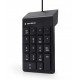 Клавиатура Gembird KPD-U-02, цифровая USB клавиатура, Black