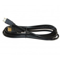 Кабель mini HDMI - HDMI 2 м Atcom Black, V1.4, позолочені конектори (14156)