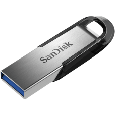USB 3.0 Flash Drive 128Gb SanDisk Ultra Flair, Silver/Blue (SDCZ73-128G-G46B)