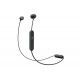 Навушники Sony WI-C300 Black, Bluetooth, вакуумні